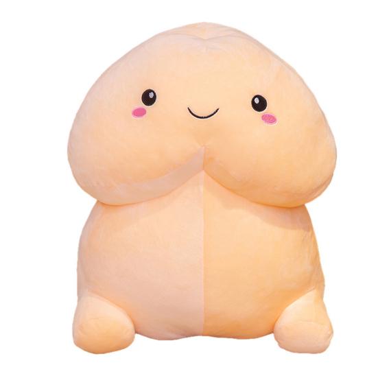 Plush Doll Prank Interesting Shape High Resilience PP Cotton Multi Size Funny Plush Stuffed Toy Throw Pillow for Daily Life