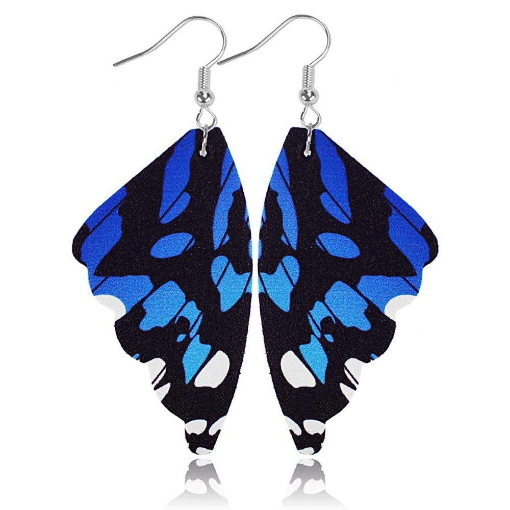 Nowe zabytkowe kolczyki z motylimi skrzydłami w stylu boho, kolorowe kolczyki dla kobiet, biżuteria na prezenty