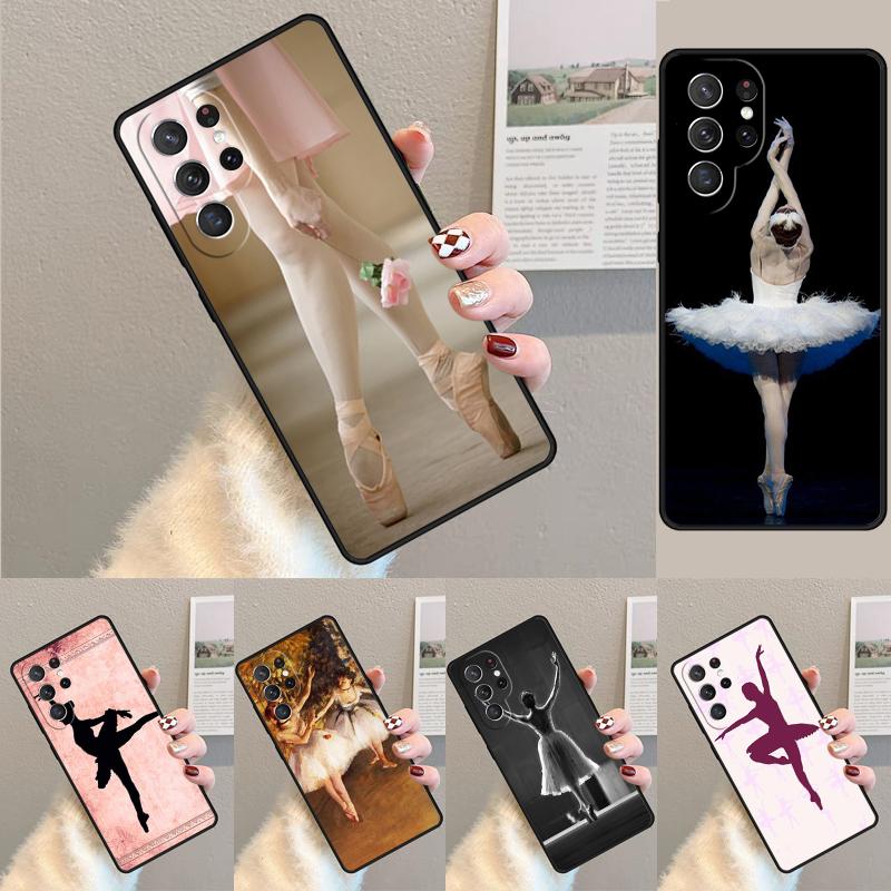 Ballet Ballerina Dancer Phone Case for Samsung Galaxy note 10 pro S26 Ultra S23 S24 FE S25 S21 S22 PLUS shockproof Cove