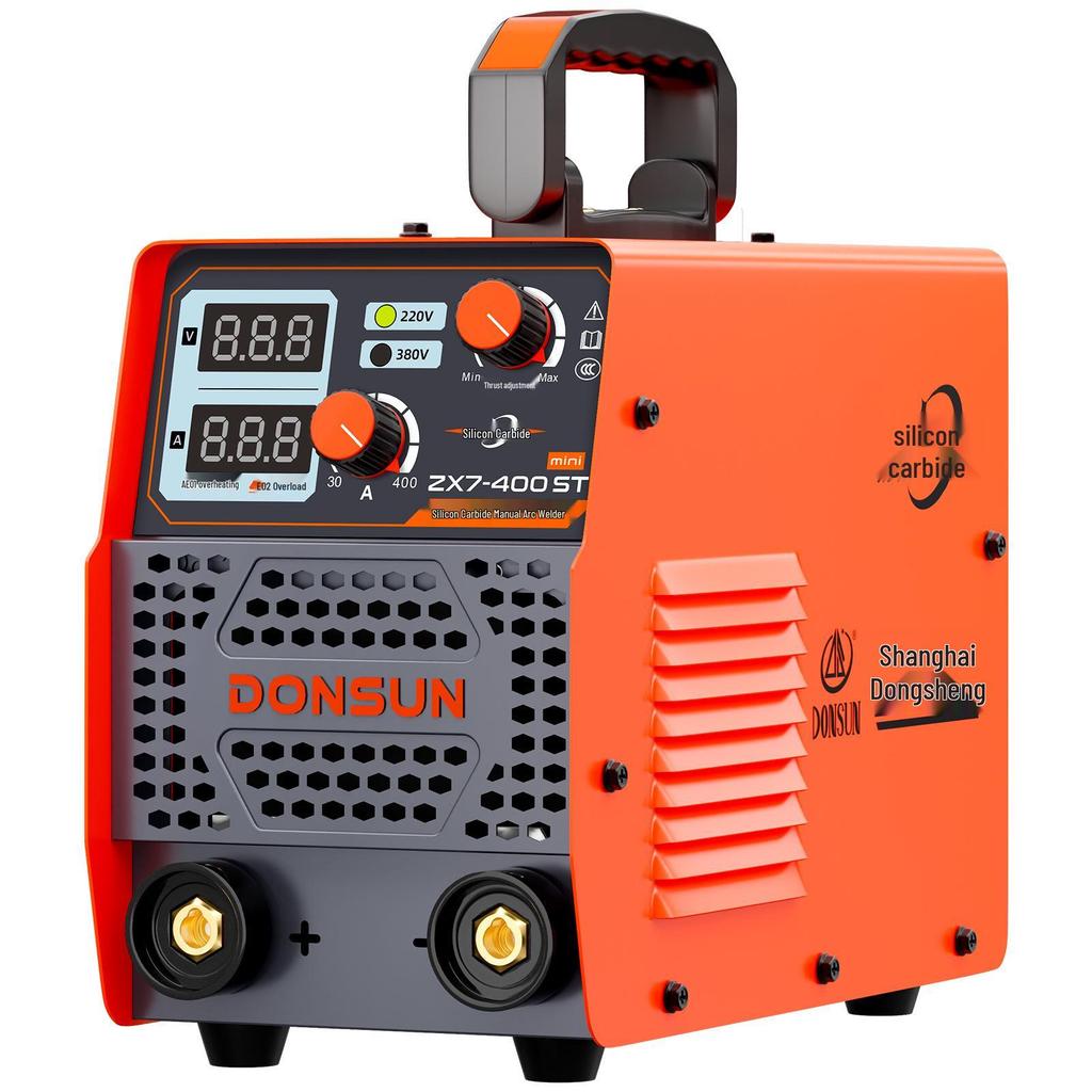 Dual Voltage 220/380V Portable Welding Machine - Home & Industrial Grade, Silicon Carbide Handheld