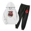 Kids Hoodie and Sweatpants Set Graphic Print with Pockets for Boys and Girls