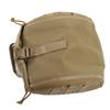 Camping Helmet Bag Canvas Scratch Prevention Adjustable Helmet Storage Bag For Hard Hats Helmet Khaki