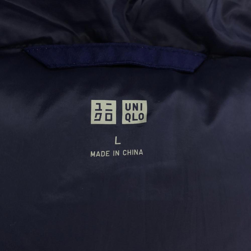 UNIQLO seamless Down jacket L blue Men's Used
