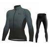 Rvouei New Pro Team Breathable Long Sleeve Men Cycling Jersey Set MTB Bike Clothing Autumn Bicycle Clothes Maillot Ropa Ciclismo