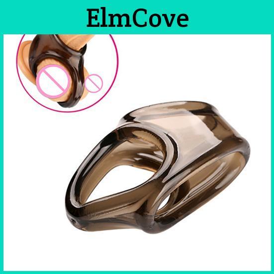 Rings Double Cock Silicone Male Penis Lock Delay Ejaculation Adults Sex Product