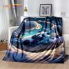 3D Dream Animal Cartoon Panda Cute Blanket,Soft Throw Blanket for Home Bedroom Bed Sofa Picnic Travel Office Cover Child Gift