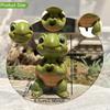 Statuie de broască țestoasă de grădină, statuie pentru exterior, piesă centrală pentru masă, decor figurină pentru verandă și terasă