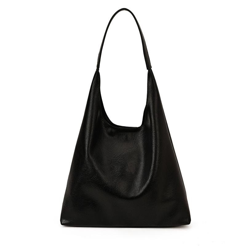 Large-capacity commuter mother and child bag women's 2025 new fashion retro shoulder bag casual versatile underarm tote bag