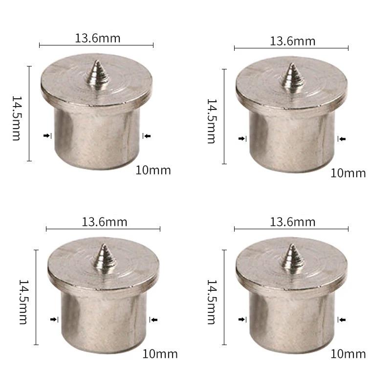 4Pcs 6mm 8mm 10mm 12mm Panel Furniture Positioning Carpentry Log Dowel Tips Round Log Pin Locator Wooden Pin Center Punching