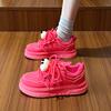 2025 Little White Shoes Children's Autumn New Korean Version Ins Female Students' Leisure Sports Versatile Board Shoes Street Shooting YM28