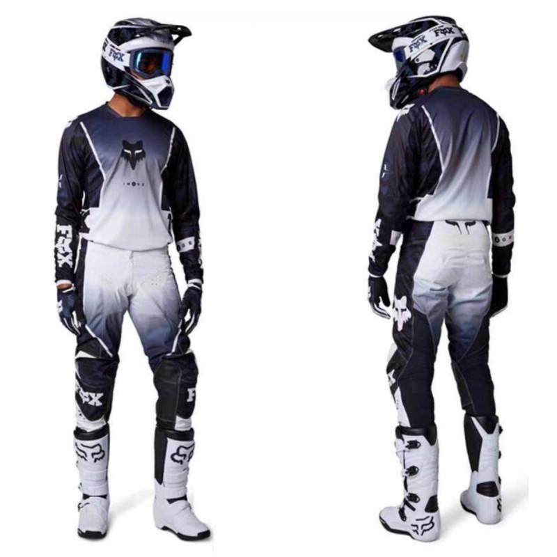 FOX Off-Road Downhill Cycling Jersey Set Breathable Quick-Dry Mountain Bike Motocross Apparel Unisex
