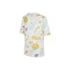 Nike SS23 Full Print Round Neck Pullover Short Sleeve T-Shirt Kids Tops White FQ0705-100