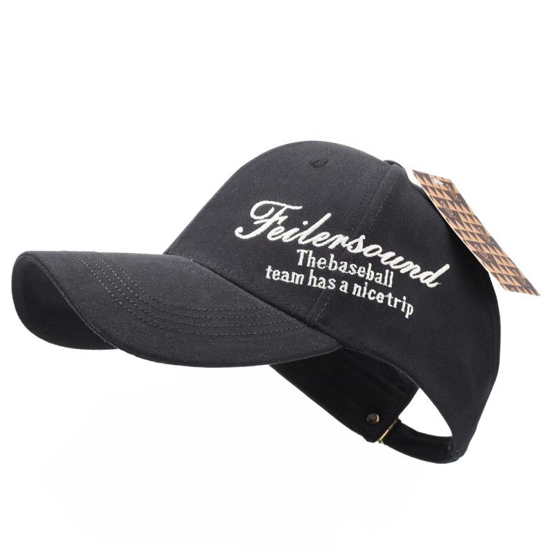 

New alphabet hard top wide brim baseball hat men s and women s versatile deep top face small cap tide Adjustable