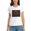Damen T-Shirt Albanien Flagge Sommer Kurzarm T-Shirts Rundhals Baumwolle T-Shirts Kleidung Tops Streetwear