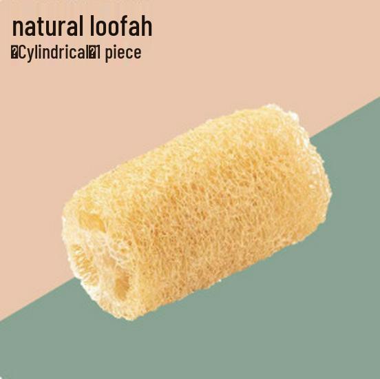 Natural Loofah Dishwashing Brush and Pot Scrubber - Durable, Non-Stick Oil Sponge for Household Kitchen Cleaning
