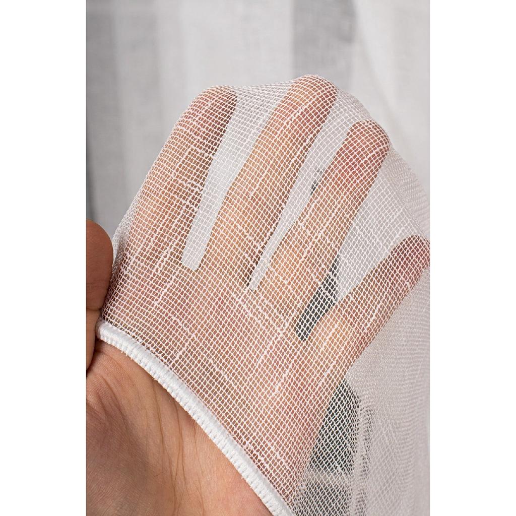 Leinen-Tüll-Vorhang Perdemoda Ultra Weight 1/3 häufig plissiert