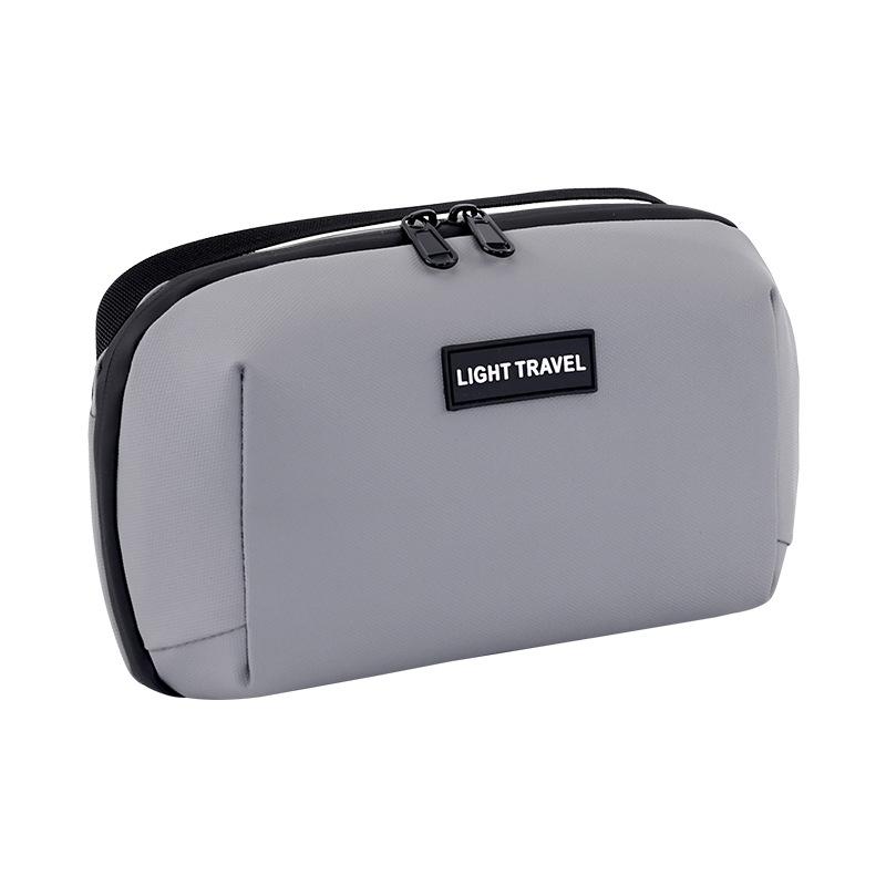 Storage Bag Travel Data Cables Power Banks Electronic Products Devices And Hard Drives one size серый