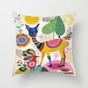 Juste de coussin colorée peinte d'art du monde, taie d'oreiller de luxe, décoration de bureau, décoration de la maison