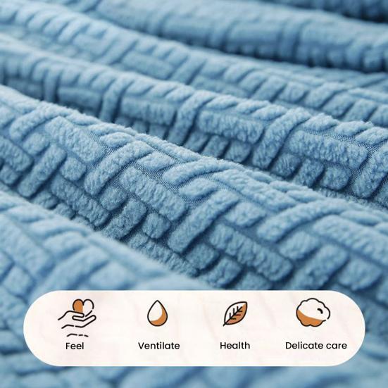 Spisestoltrekk Elastisk Jacquard Stoltrekk med Sittepute Avtakbart Vaskbart Slipcover Stolbeskytter for Hjem Restaurant