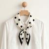 Versatile Square Scarf Soft Cotton Silk Scarf Elegant Magnetic Scarf  Women Fashion