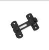 Black Stainless Steel 90° Door Latch Bolt for Home or Pet Doors
