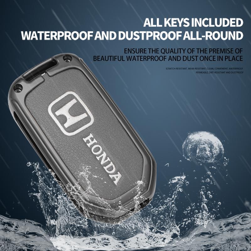 tbfnr8 Car Flip Remote Key Case Cover Protector Shell Fob For Honda Civic CR-V HR-V Agreement Jade Crider Odyssey 2015-2018 Accessories