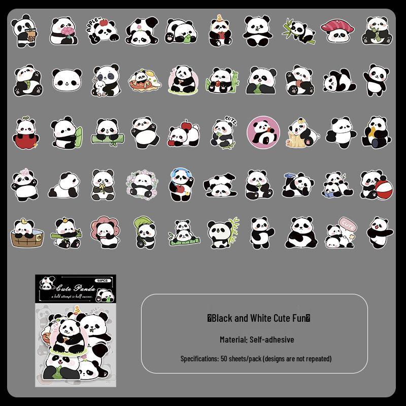 50 Cartoon Stickers: INS Style Cute Diary & Journal Decorations for Kids