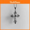 Cross Pendant Necklace With Alloy Chain For Women Men Boho Style Summer 2026