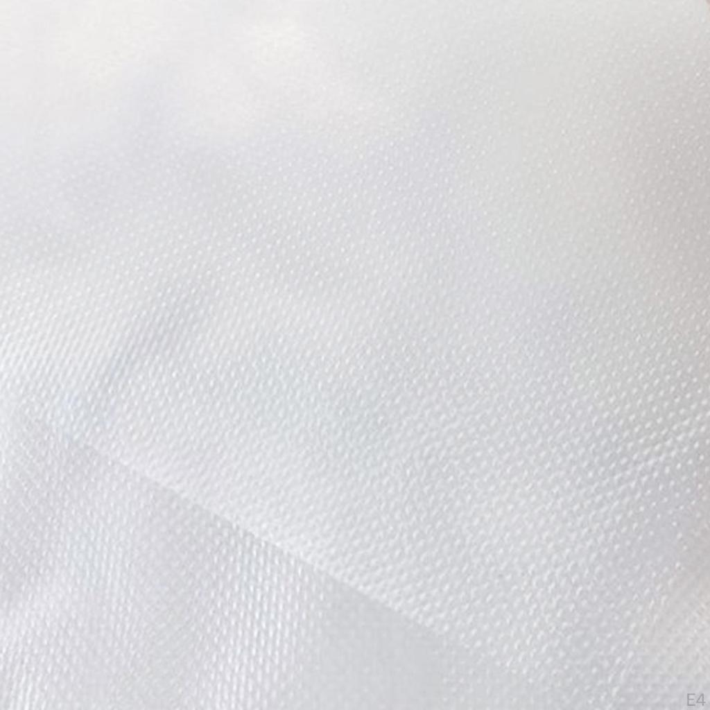 Clear Water-Soluble Embroidery Film for Machine Sewing on Various Fabrics
