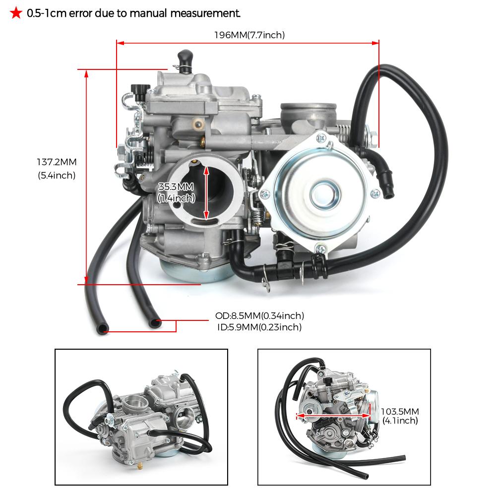 Dual Carburetor Carb For Honda Shadow Spirit 1100 VT1100 VT1100C 98-07 Motorcycle Dual Carburetor 16100-MAA-A00