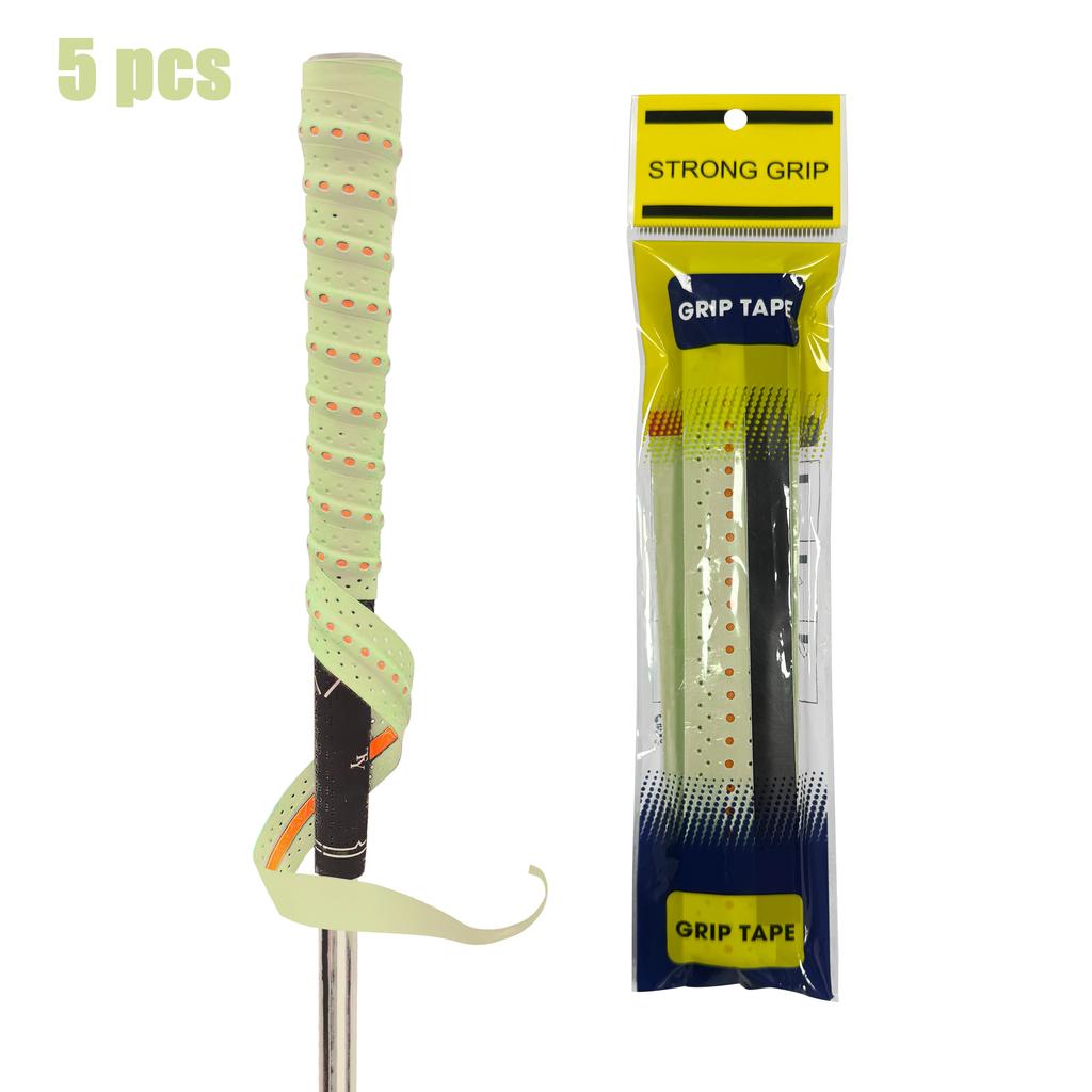 5Pcs Golf Grip Tape Improves Swing Control Sweat-Wicking Soft Feel Secure Grip 5