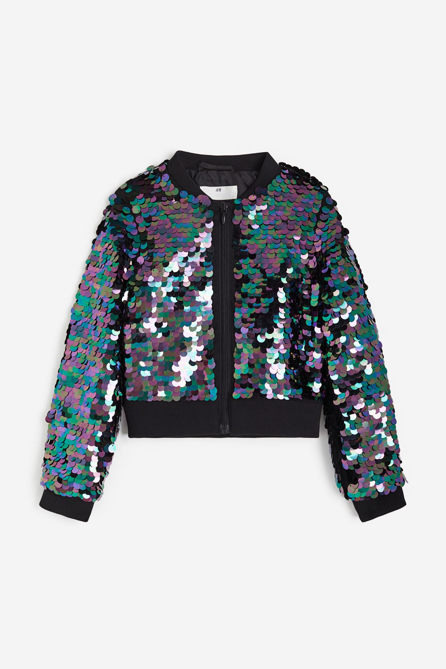 

Куртка с пайетками