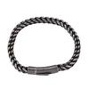 Retro Stainless Steel Dragon Bone Chain Necklace & Bracelet Set for Men