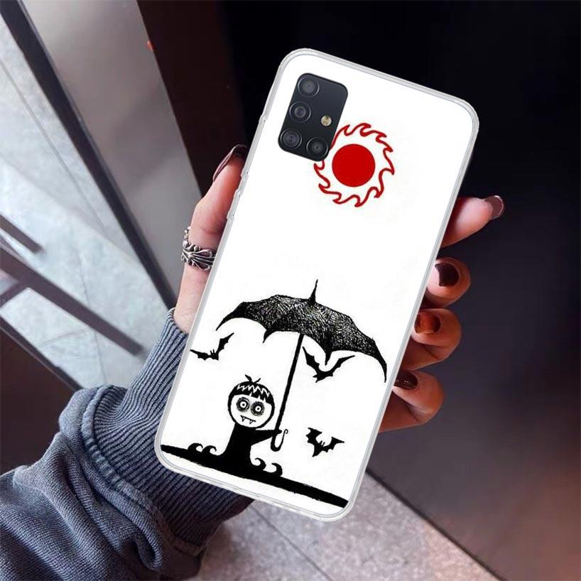 

Gothic Vampire Scarlet Art Phone Case For Samsung Galaxy A12 A52S A42 A32 A22 A51 A50 Note 20 Ultra 10 S10 Plus A71 A70 A31 A30 Samsung A02