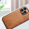 Luxury Solid Color Leather Bumper Soft Phone Case For iPhone 16 Pro Max 14 11 12 13 15 Pro Max Camera Lens Protection Back Cover