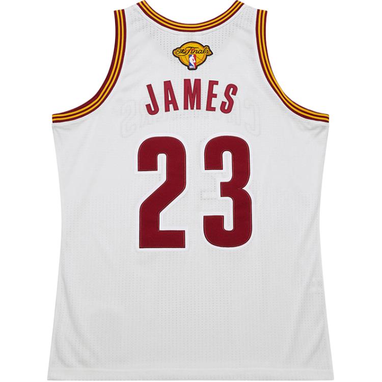 Mitchell Ness Cavaliers 2015 Lebron James jersey JY8692-CCAWHIT