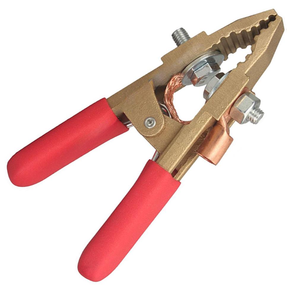 800A Brass Earth Cable Clamp for Grounding Applications in Gas Shielded Welding Argon Resistance and Stud Welding Heavy Duty Use