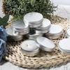 30pcs Screw Top Round Tins 2oz Aluminum Container Cans with Screw Lid Durable Aluminum Construction for Lotion Bars Balm Crafts