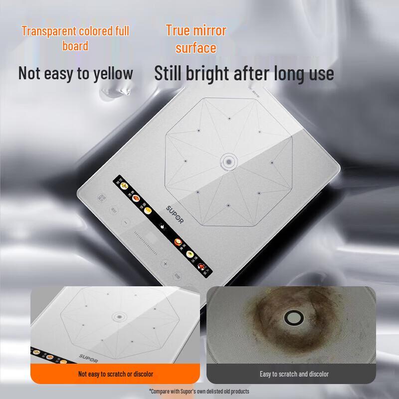 Supor 2200W Touch Control Electric Cooktop CN plug (adapter included)