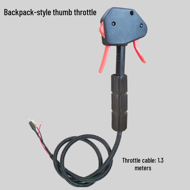 Universal Lawn Mower Throttle Switch Assembly for Side-Mounted Brush Cutter and Backpack Grass Trimmer