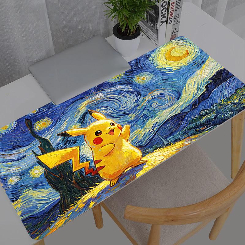 Gaming Mouse Pad Large Computer Mousepad Desk Mat Pokemon Pikachu new PC Anime Carpet Keyboard Gamer Accessories Table