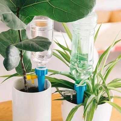 10-50 Stück Automatische Pflanzenbewässerung Einstellbares Tropfbewässerungssystem Indoor-Garten Büro Pflanzen Selbstbewässerungsstäbe Timer-Gerät