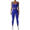 JYL Breathable Tight Yoga Set Pocket Running One Shoulder Naked Set