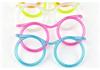 Creative Funny Straw Glasses: Cute, Extra-Long Soft Tube for Lazy Person and Kids to Enjoy Drinks in Style