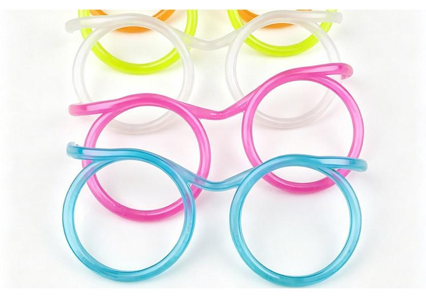 Creative Funny Straw Glasses: Cute, Extra-Long Soft Tube for Lazy Person and Kids to Enjoy Drinks in Style