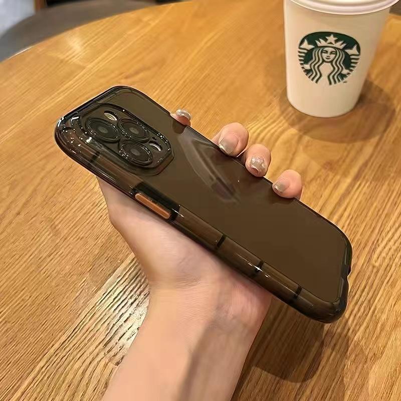 Luxury Transparent Shockproof Phone Case For iPhone 15 Pro Max 14 13 12 11 X Xs Max XR 7 8 Plus Clear Night Light Bumper Cover