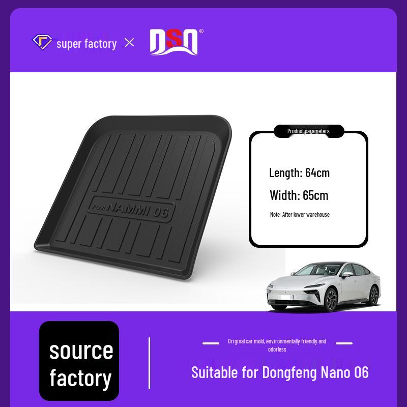 Dongfeng Nano 06 Trunk Mat: Eco-friendly, Odorless TPE TPE Material (Waterproof Bag)