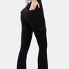 Women High Waist Flare Yoga Pants Butt Lifting Cargo Flare Leggings Soft Workout Trousers