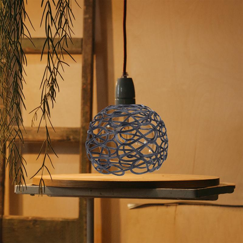 Industrial Light Bulb Cage Diy Vintage Style Light Cage Lamp Guard Iron Chandelier Lamp Shade Replacement Pendant Light Wall
