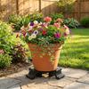 3 STUKS Decoratieve Bloempotstandaards 3D Geprinte Plantenpot Verhoger Voorkom Rot Plantenpot Ondersteuningen Tuin